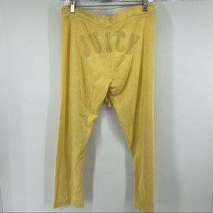 Juicy Couture Medium Yellow Lounge Pants